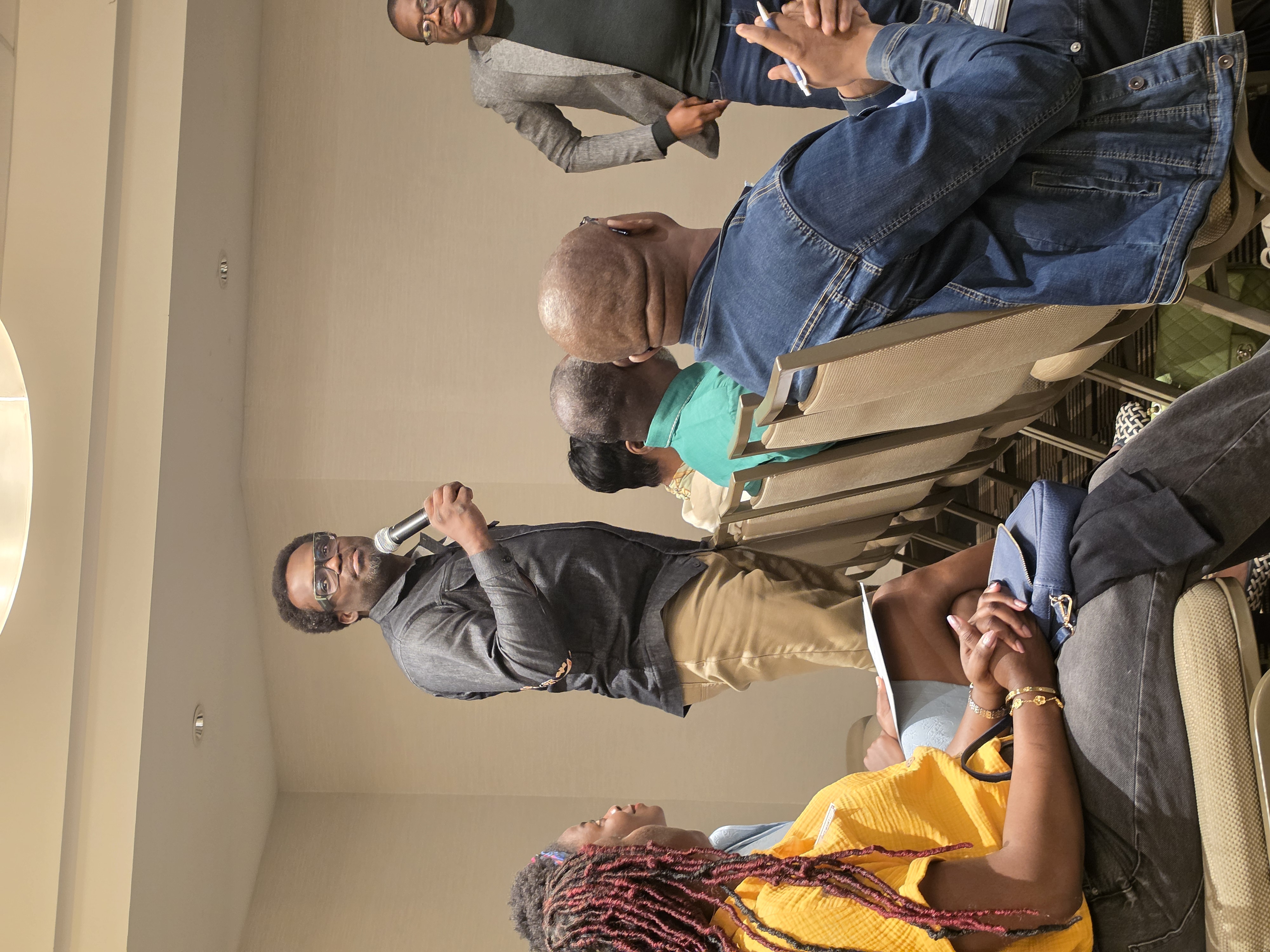 Dr. Akpo speaking