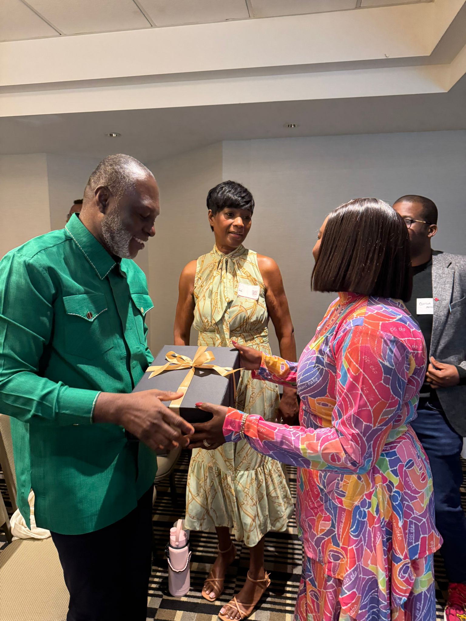 Gift presentation for Elvis