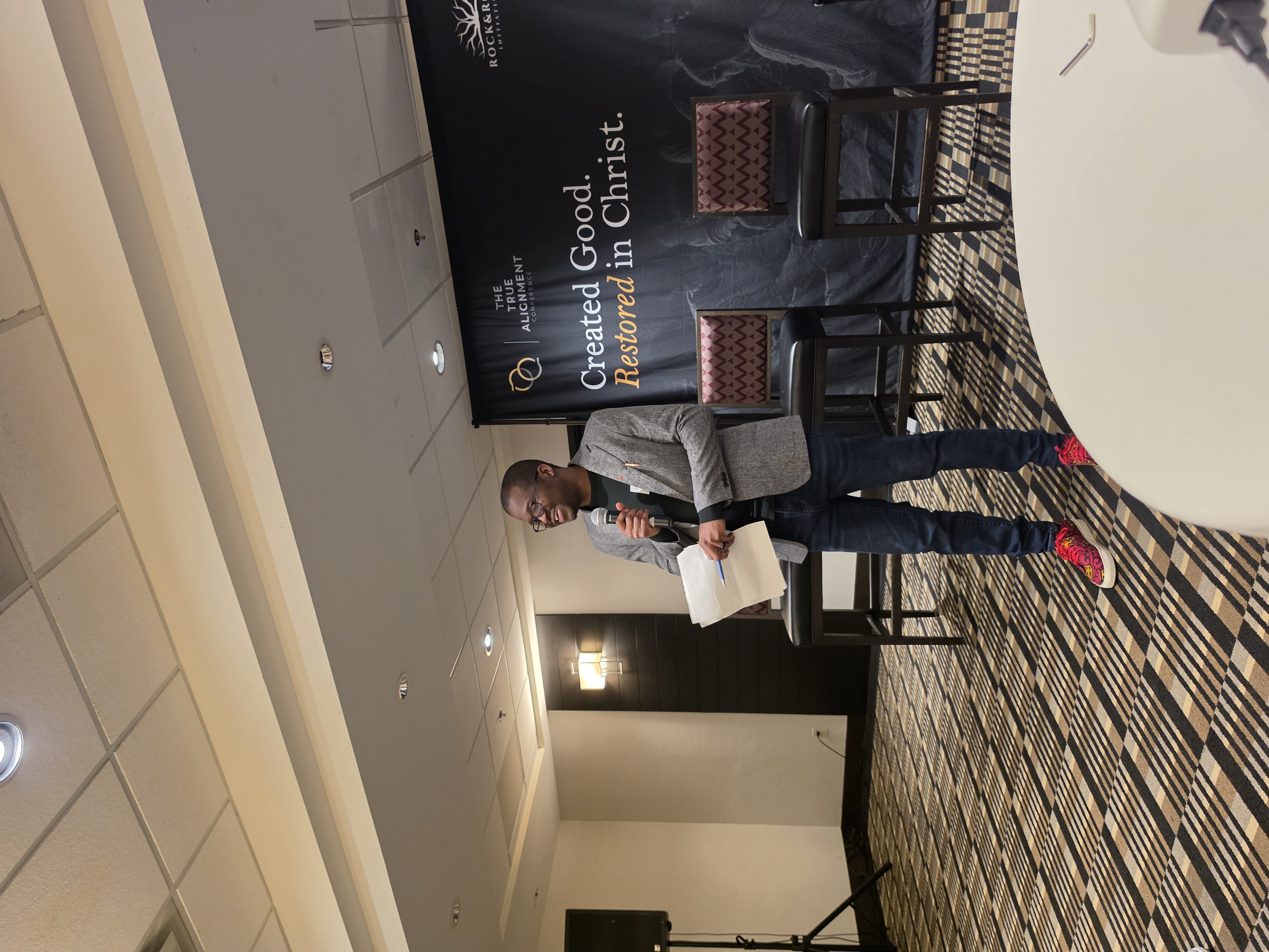 Conference guest sharing feedback